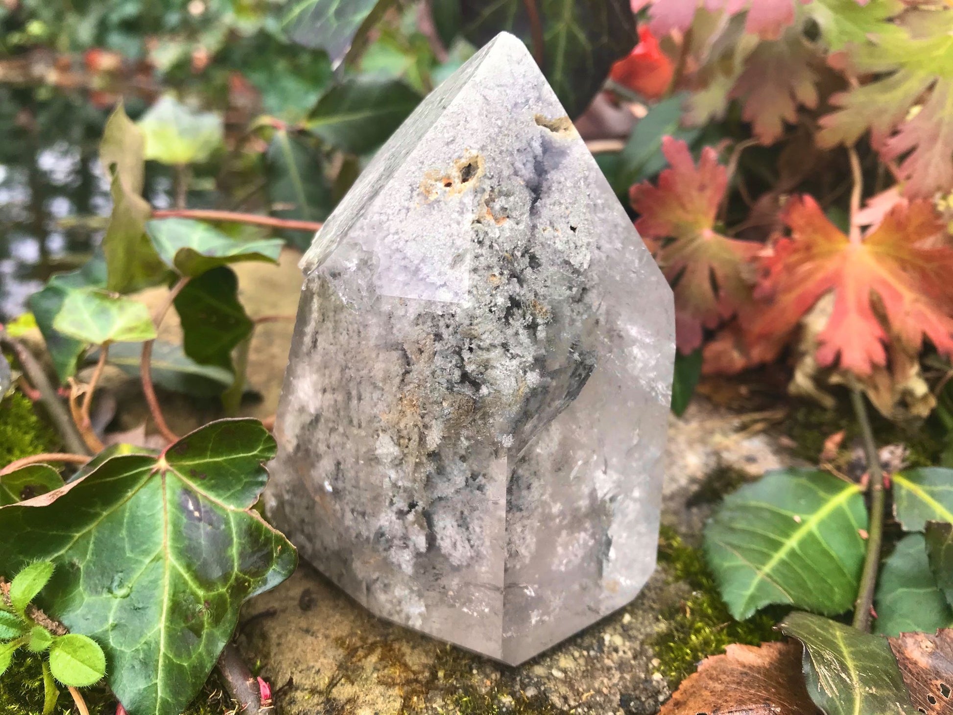 Garden Quartz Tower ~ Large - Gem Realm 