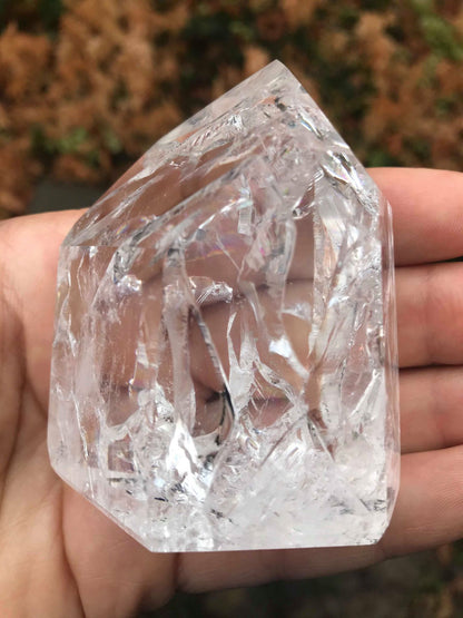 Fire & Ice Quartz Tower ~ Large - Gem Realm 