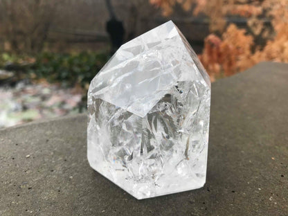 Fire & Ice Quartz Tower ~ Large - Gem Realm 