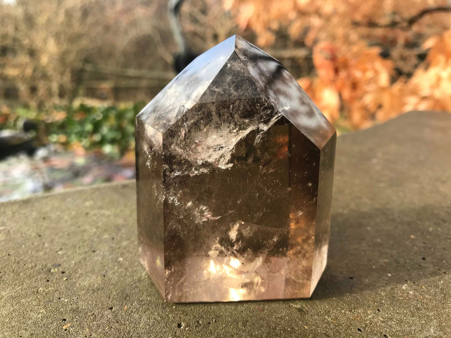 Smoky Quartz Tower ~ Rutilated - Gem Realm 