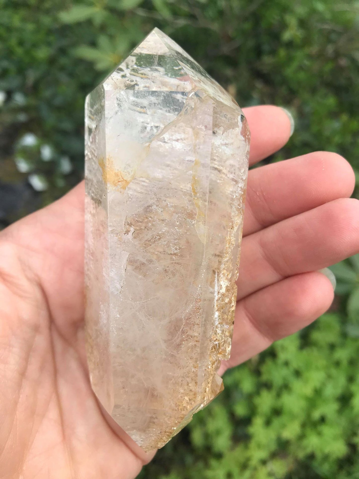 Double Terminated Included Quartz Point ~ Large - Gem Realm 