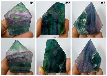 Rainbow Fluorite Polished Slabs