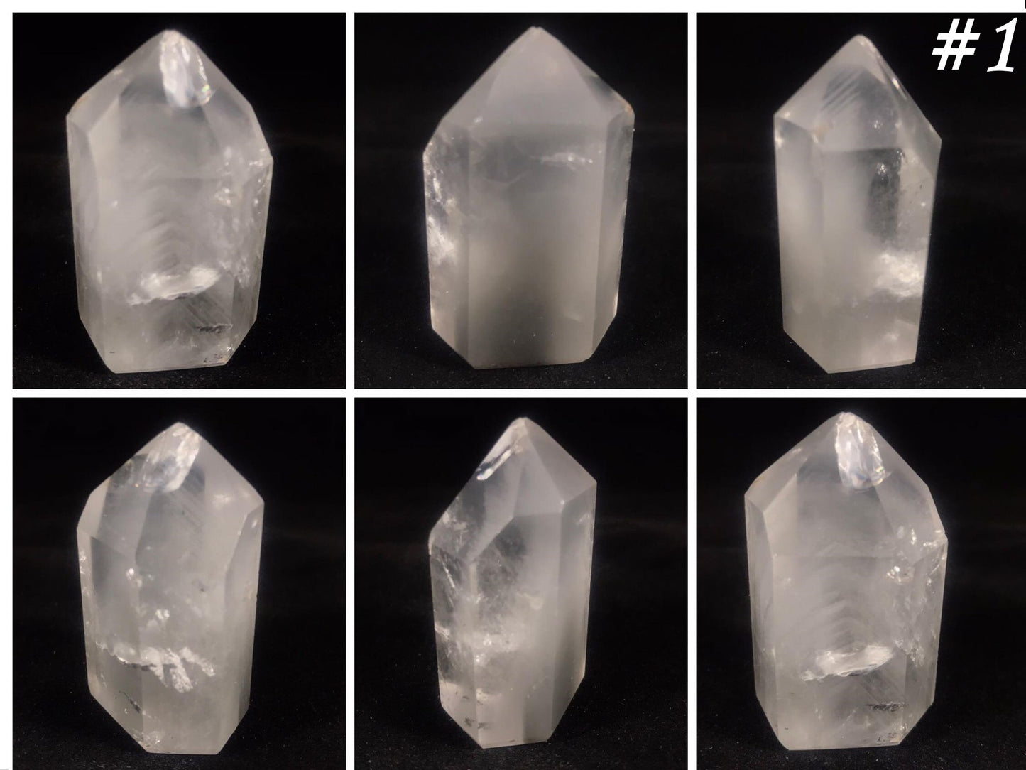 Grey Phantom Quartz Towers ~ Small