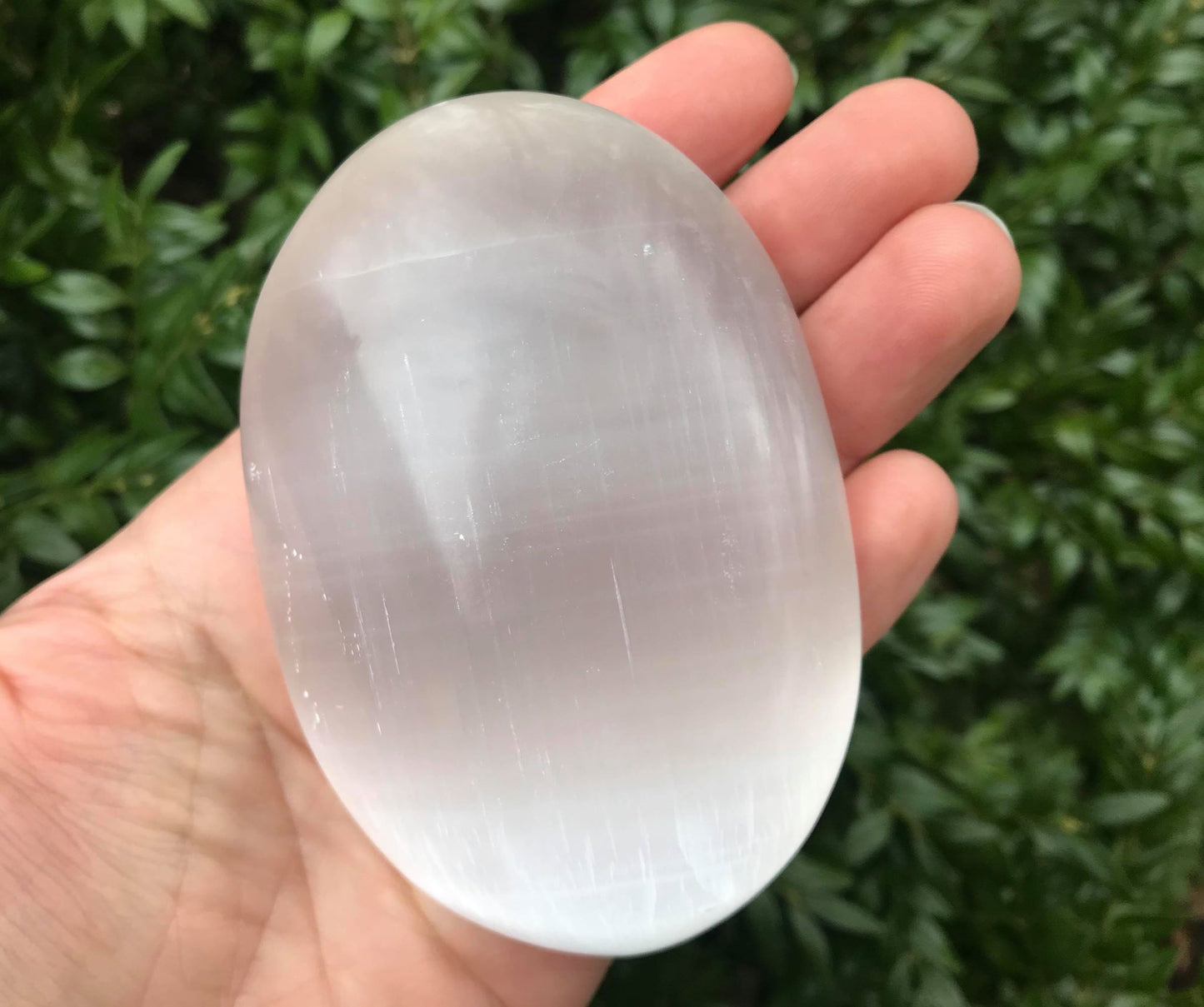 Selenite Palm Stones - Gem Realm 